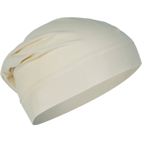 beties Beanie BasicSoft (1-St., 1 Stück Jersey-Beanie) leichte Sommermütze Sportmütze Schlafmütze Chemomütze saatpearl-beige