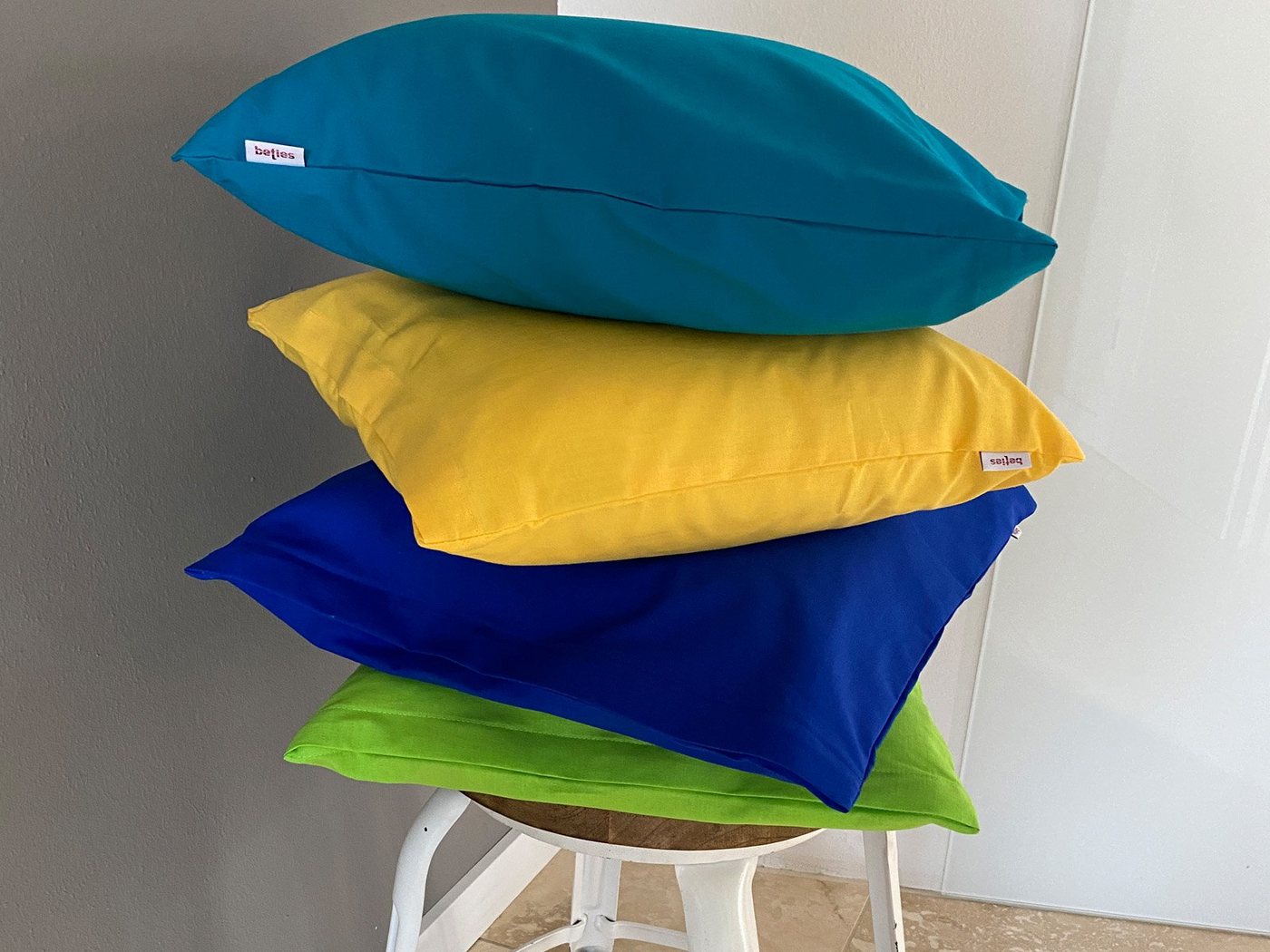 beties Kissenbezug Basic, (1 Stück), 100% Baumwolle in verschiedenen Größen und Farben – Bild 3 von 5