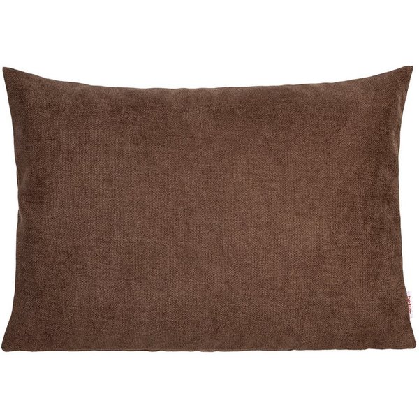 beties Kissenhülle FarbTon, (1 Stück), Chenille-Haptik in Raumausstatter Qualität ca. 25x35 cm kaffee-braun
