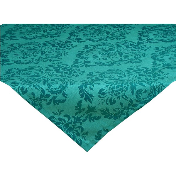 beties Mitteldecke Epoche (1-tlg, 1 Stück Kissenhülle), 60x60 cm Baumwolle petrol-grün
