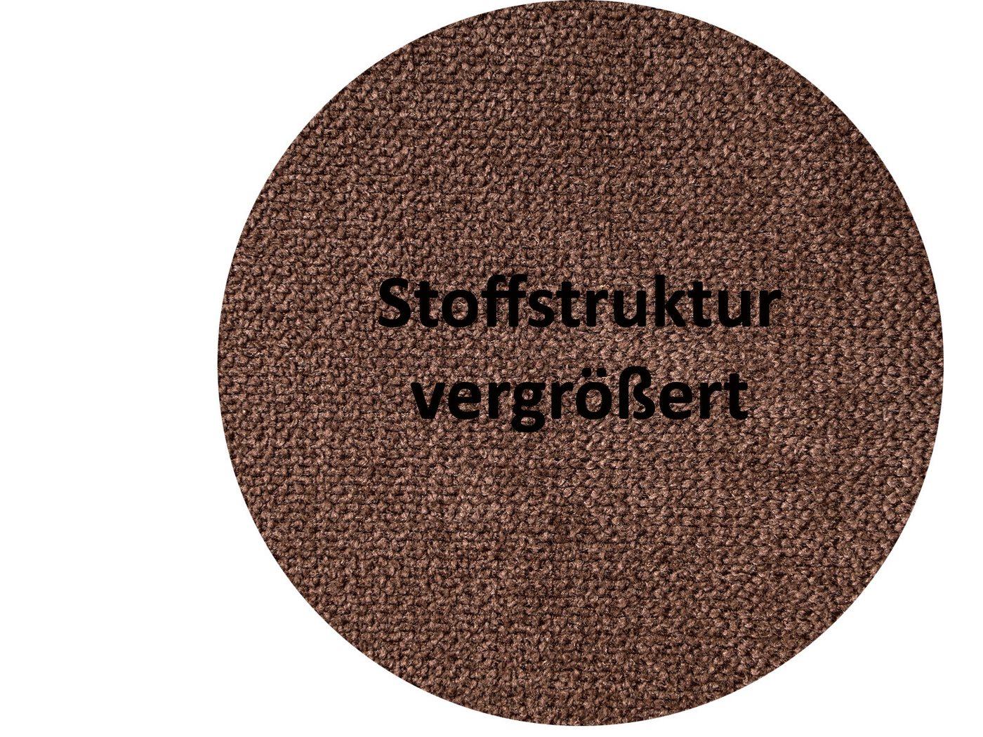 beties Mitteldecke FarbTon (1-tlg, 1 Stück Mitteldecke), Chenille-Haptik Raumausstatter Qualität ca. 60x60 cm kaffeebohne-braun – Bild 2 von 5
