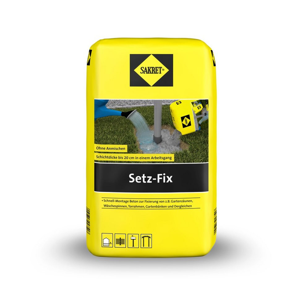 Sakret Beton SAKRET Setz-Fix 10 kg – Bild 2 von 2