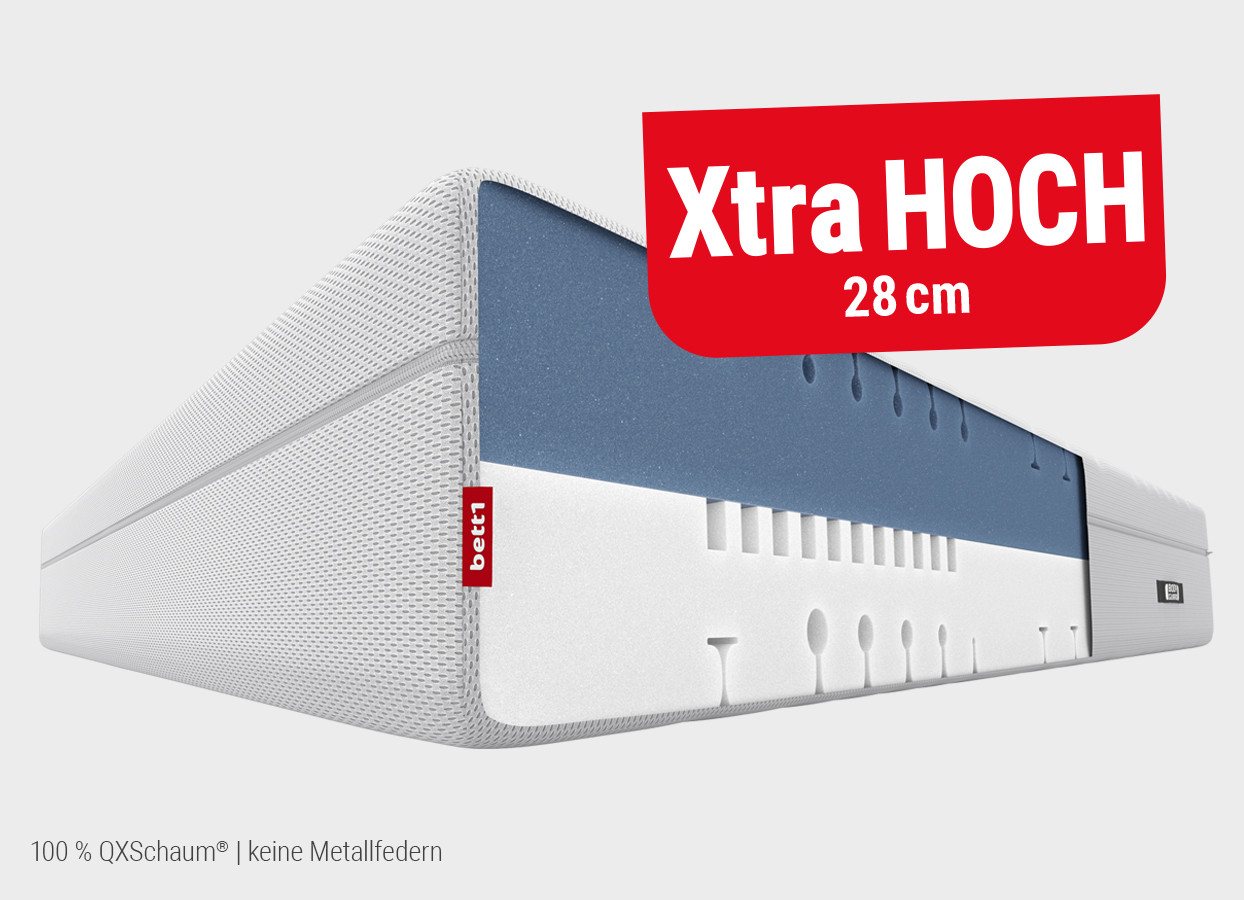 Boxspringmatratze BODYGUARD Boxspring Matratze, bett1.de, 28 cm hoch, atmungsaktiver HyBreeze® Funktionsbezug, aus 100 % QXSchaum® – Bild 2 von 5