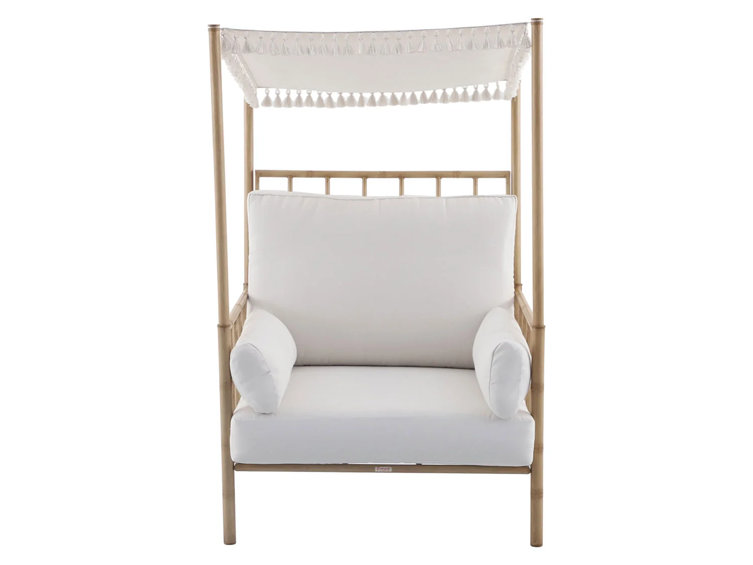 BETTER GARDEN Stahlsessel mit Baldachin, inkl. Auflagen – Bild 3 von 4
