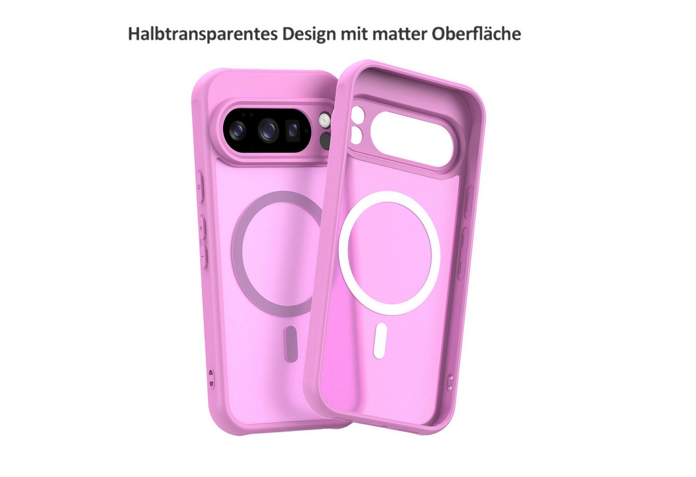 betterfon Handyhülle für Google Pixel,Magsafe Hülle Magnet Case Stoßfest, Magnetisches Laden, mattes Design, kratzfest & stoßfest verarbeitet – Bild 5 von 5