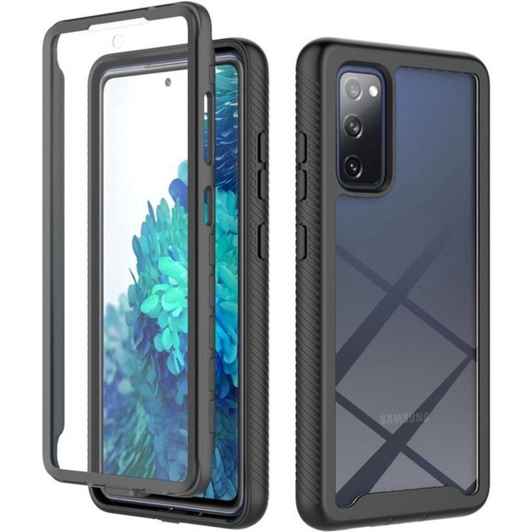 betterfon Handyhülle für Samsung Galaxy S20 FE TPU Case mit 360° Rundumschutz Displayschutz, 360 Grad Hülle mit Displayschutz und Fingerprint