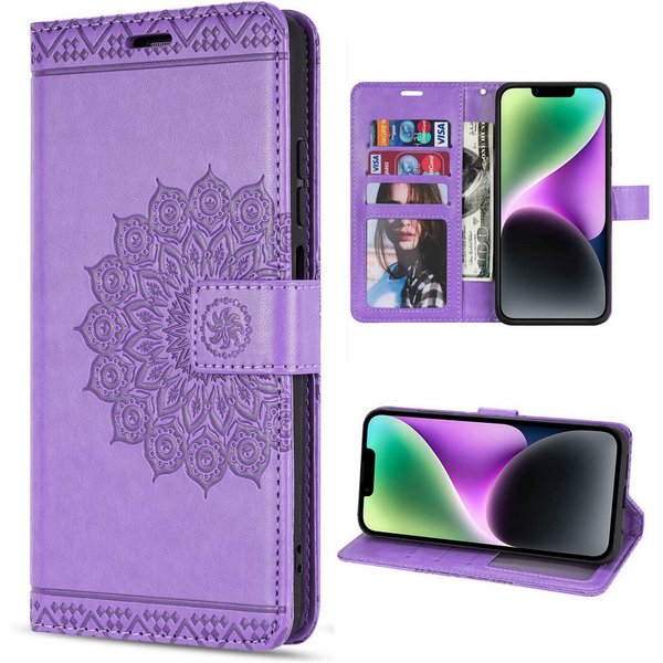 betterfon Handyhülle Handytasche für Apple iPhone 14 Klapphülle Flip Case, Wallet Case mit Kartenfächern Magnetverschluss und weicher Innenhülle