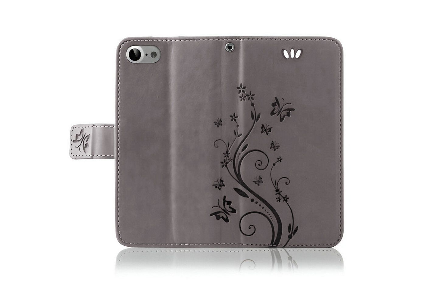 betterfon Handyhülle Handytasche für Apple iPhone Klapphülle Klapphülle, Bookstyle-Hülle: Magnetverschluss 3 Kartenfächer & Standfunktion – Bild 5 von 5