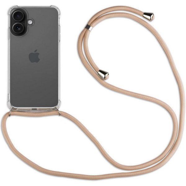betterfon Handykette für Apple iPhone 16/ Pro/ Pro Max/ Plus Handyhülle mit Band & Kordel, Hände frei – mit Silikonhülle & Schnur für flexiblen Alltag
