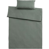 Bettwäsche "Single Jersey" aus Bio-Baumwolle 40 x 80 cm,/135 x 200 cm, salbei