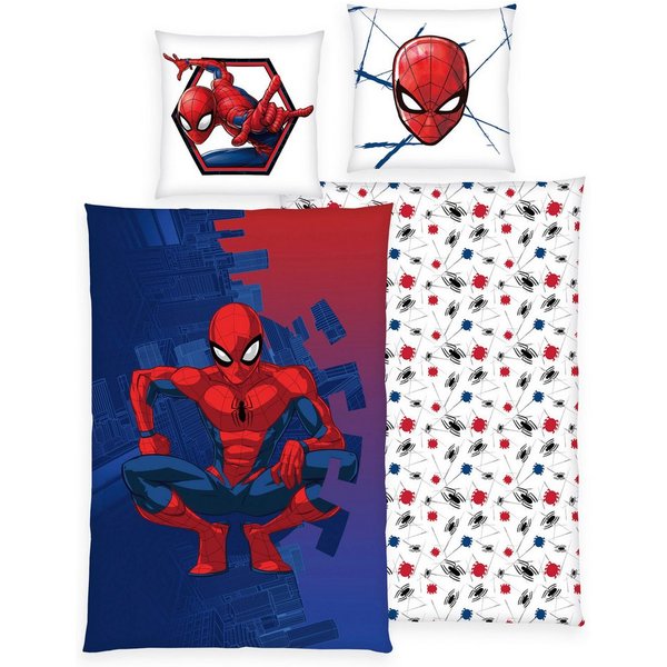 Spiderman Bettwäsche Spiderman, Renforcé, 2 teilig, mit coolem Motiv