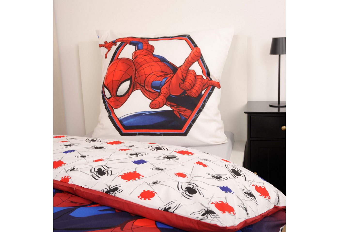 Spiderman Bettwäsche Spiderman, Renforcé, 2 teilig, mit coolem Motiv – Bild 3 von 5