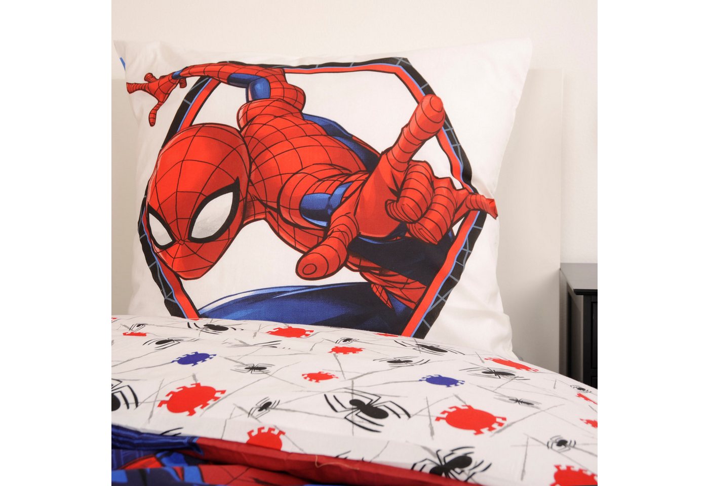 Spiderman Bettwäsche Spiderman, Renforcé, 2 teilig, mit coolem Motiv – Bild 4 von 5