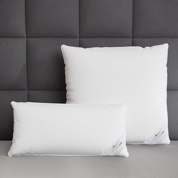 BETTWARENSHOP 3-Kammer-Kopfkissen Premium, Füllung: Füllung: Außenkammer 10% Federn, 90% Daunen, Innenkammer 100% Federn Klasse 1, optimale Stützkraft und tolle