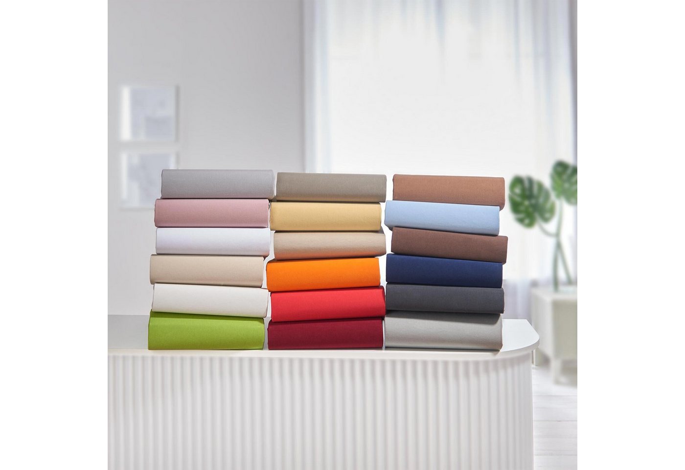BETTWARENSHOP Spannbettlaken Multi-Stretch, Jersey, Gummizug: Rundumgummi, (1 Stück), sehr elastisch und formstabil – Bild 2 von 5