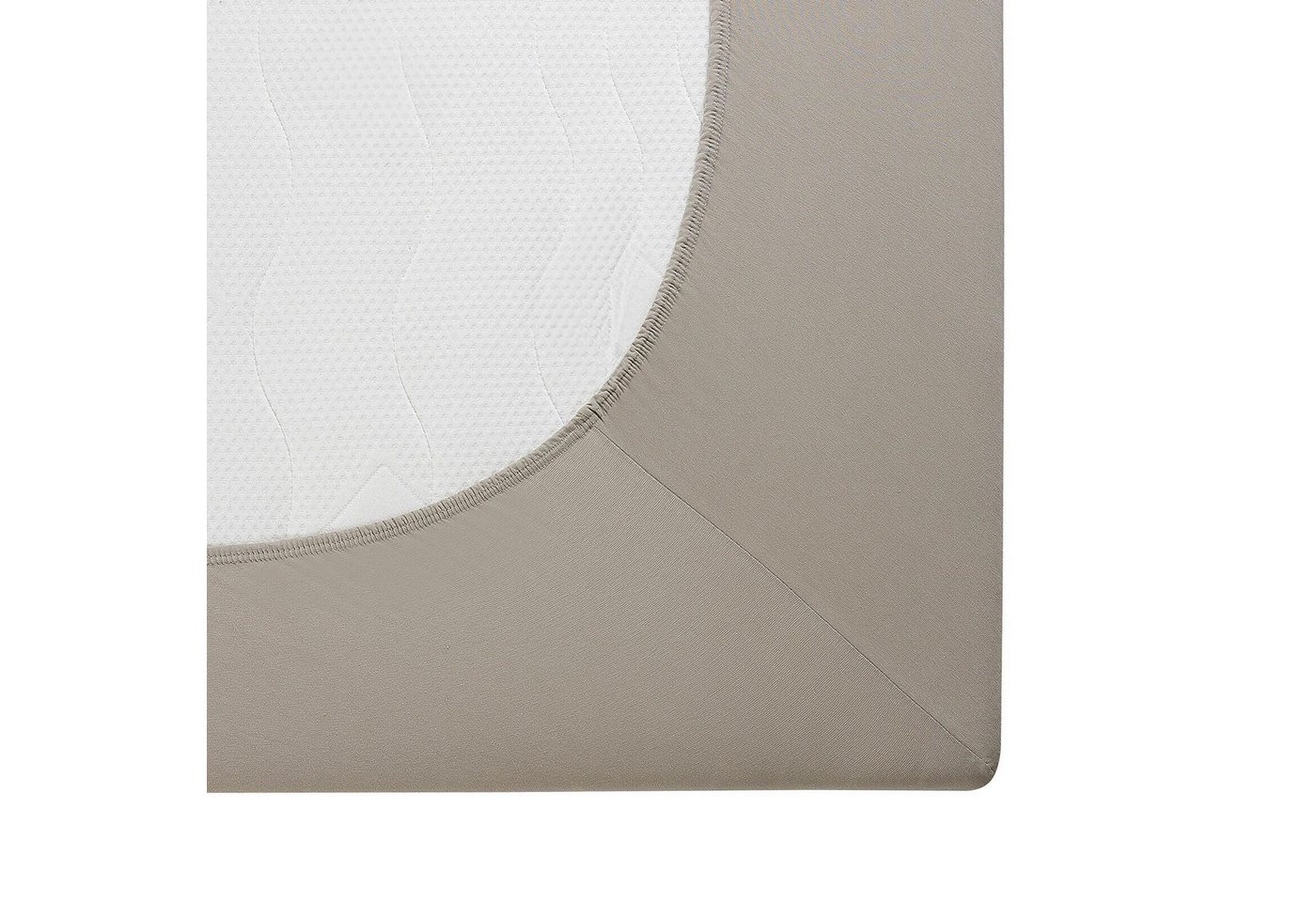 BETTWARENSHOP Spannbettlaken Multi-Stretch, Jersey, Gummizug: Rundumgummi, (1 Stück), sehr elastisch und formstabil – Bild 3 von 5