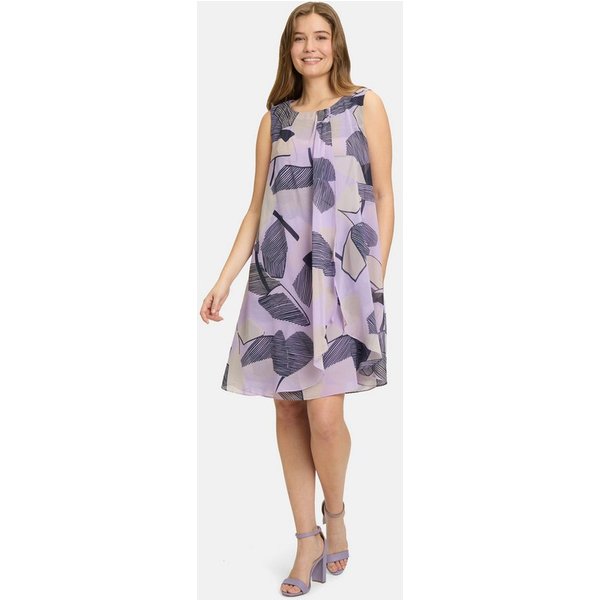 Betty&Co Chiffonkleid Damen im Layer Look Druck