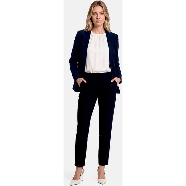 Betty&Co Longblazer Damen mit Taschen Druckfutter