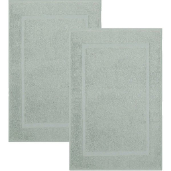 Betz Badematte 2 Stück Badvorleger Premium Badteppich Größe 50x70 cm, unbeschichtet, beidseitig nutzbar, beidseitig nutzbar, Baumwolle, Qualität 650g/m²