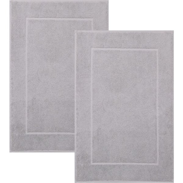 Betz Badematte 2 Stück Badvorleger Premium Badteppich Größe 50x70 cm, unbeschichtet, beidseitig nutzbar, beidseitig nutzbar, Baumwolle, Qualität 650g/m²