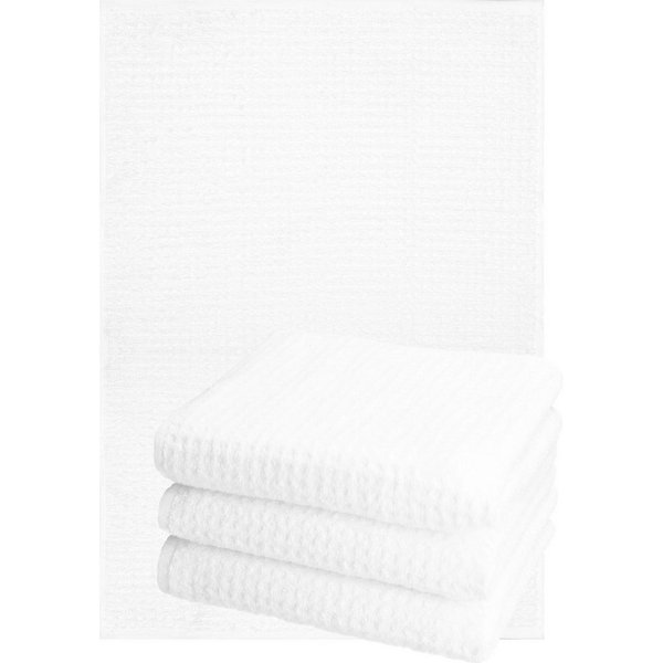 Betz Geschirrtuch 4er Set Küchenhandtücher Geschirrtücher 40x66 cm Farbe weiß, (Set, 4-tlg., 4 Küchentücher 40x66 cm), 4 Geschirrtücher Set