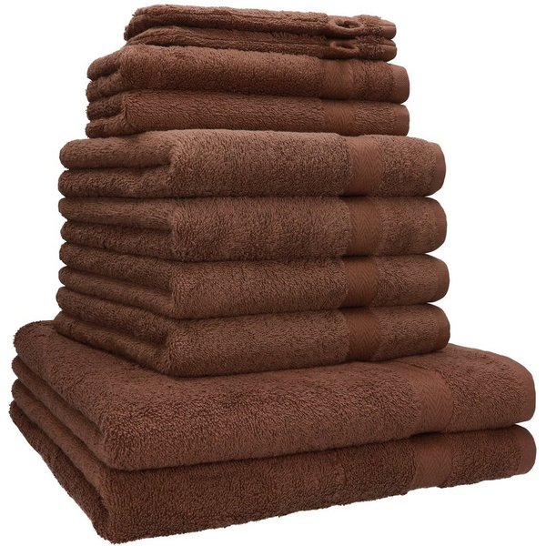 Betz Handtücher 10-teiliges Handtuch Set Premium, 100% Baumwolle (10-St), 4 Handtücher 50x100 cm, 2 Duschtücher 70x140 cm, 2 Gästetücher 30x50