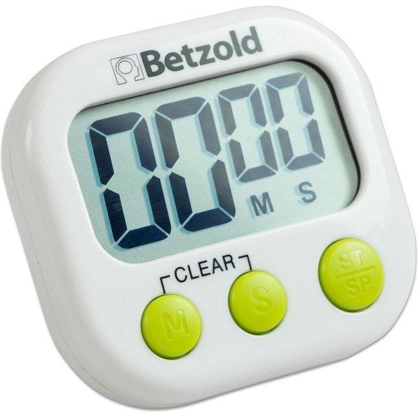 Betzold Kurzzeitmesser Zeitdauer-Uhr „Timello“, mit Standfuß und Magnet