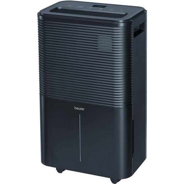 BEURER Luftentfeuchter LE 250, Entfeuchtung bis zu 20 Liter pro Tag, mit 4 l Wassertank, Entfeuchtung 20 l/Tag, Tank 4 l, Für große Räume bis 60m² geeignet, zwe