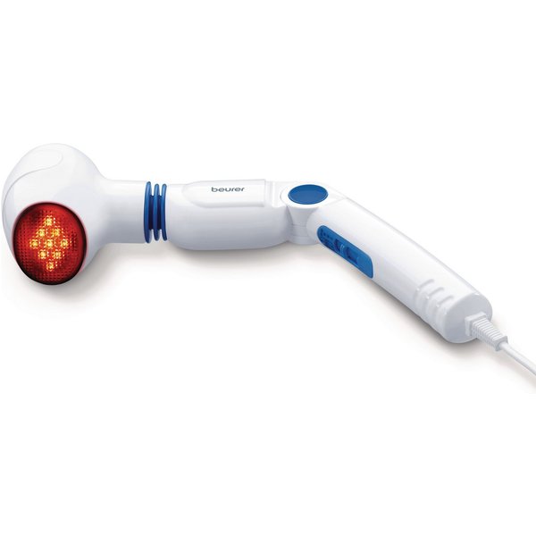BEURER Massagegerät MG 40 für eine wohltuende Vibrationsmassage mit Infrarotwärme, Ideal für gezielte und punktuelle Massagen an Rücken, Armen, Beinen