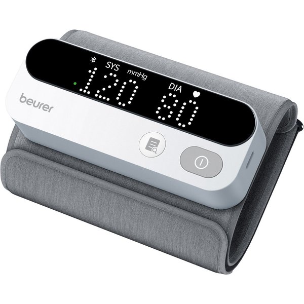 BEURER Oberarm-Blutdruckmessgerät BM 59, einfache und präzise Messung ohne Kabel und Schläuche, Inkl. "beurer HealthManager Pro" App zum Monitoring der Werte