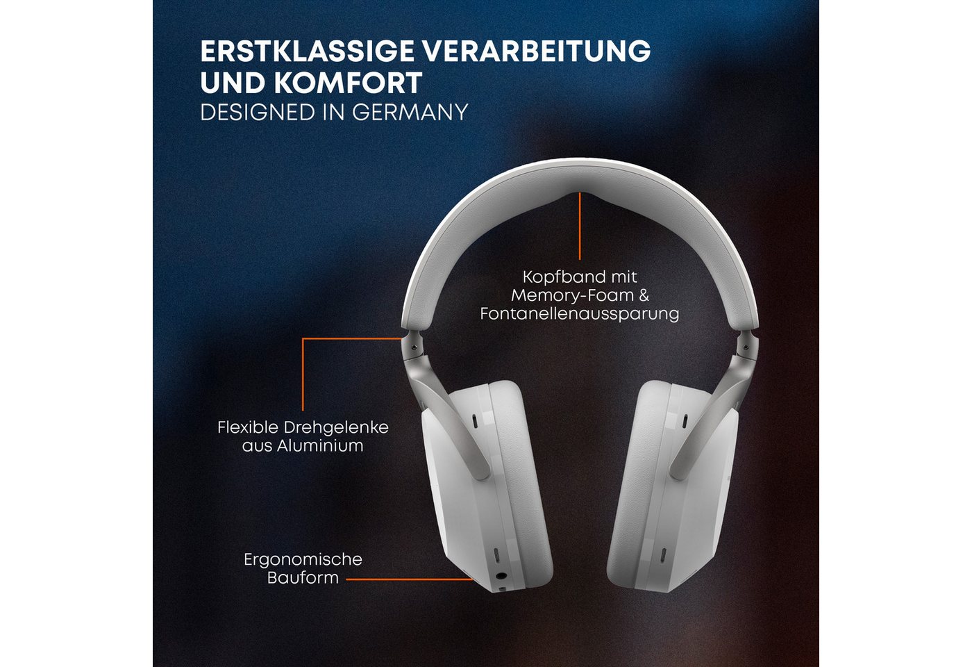 beyerdynamic AVENTHO 300 mit ANC Bluetooth-Kopfhörer (Keine Sprachsteuerung, Bis zu 50 Stunden Akkulaufzeit mit ANC) – Bild 4 von 5