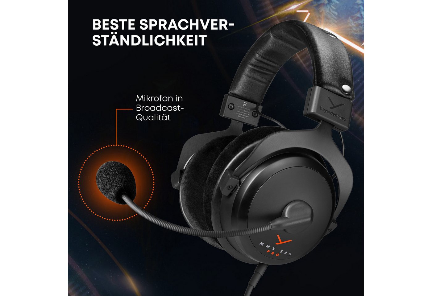 beyerdynamic MMX 300 PRO Gaming-Headset (geschlossene Bauweise, Made in Germany) – Bild 5 von 5