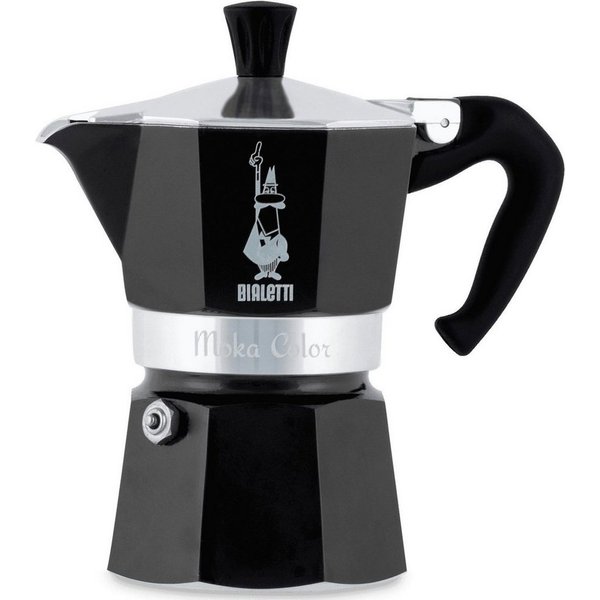 BIALETTI Espressokocher, 0,13l Kaffeekanne, Aluminium, in hochwertiger Lackierung, 1 Tasse