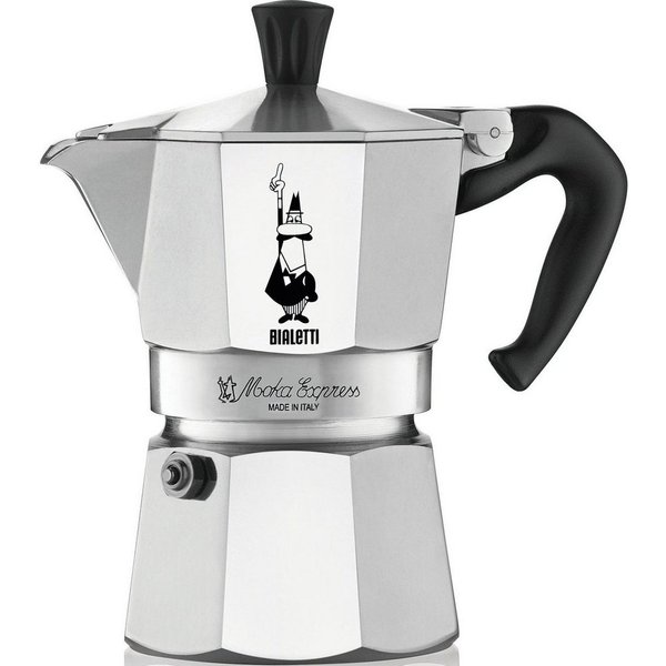 BIALETTI Espressokocher, 0,13l Kaffeekanne, Aluminium