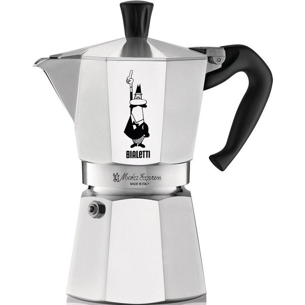 BIALETTI Espressokocher, 0,19l Kaffeekanne, Aluminium