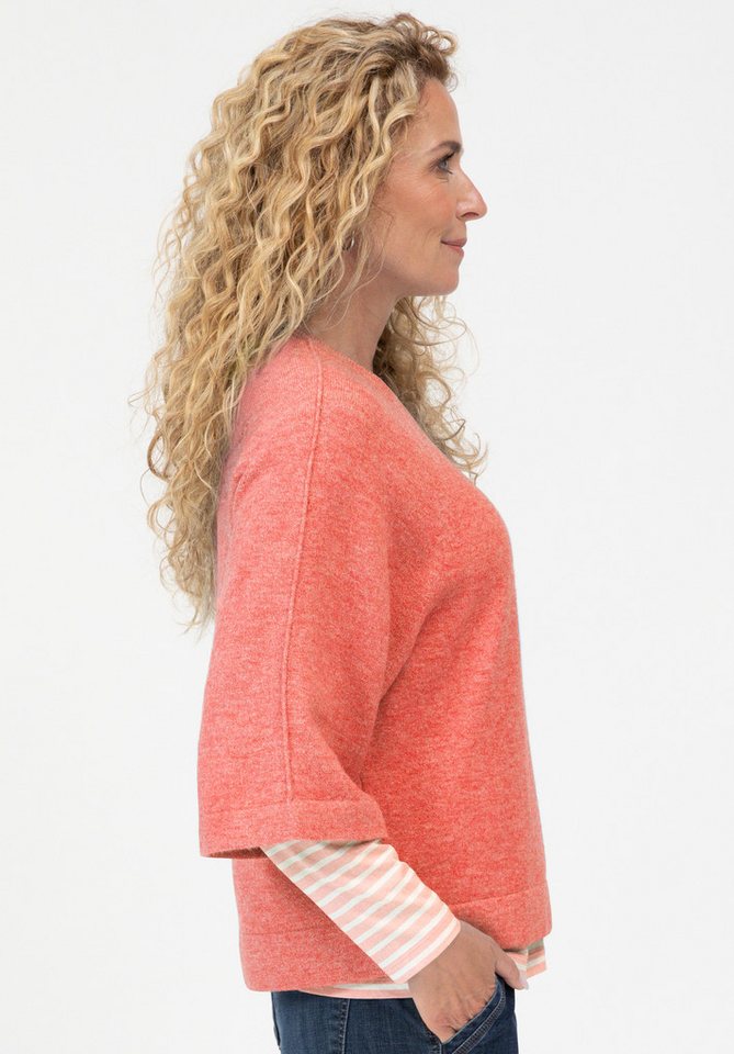 bianca Strickpullover RABEA in kuscheligem Feinstrick in Trendfarbe – Bild 4 von 5