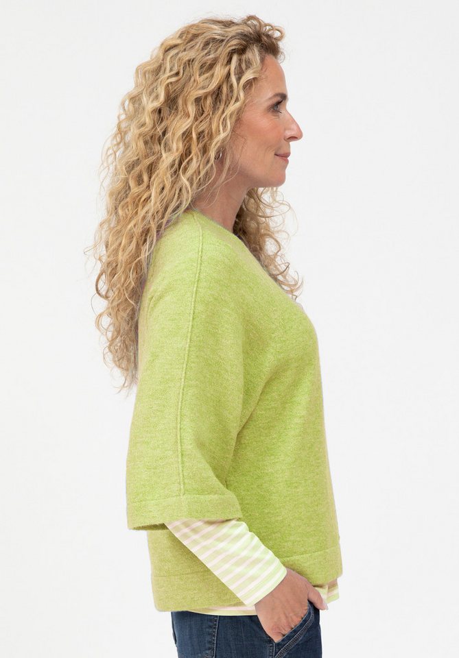 bianca Strickpullover RABEA in kuscheligem Feinstrick in Trendfarbe – Bild 4 von 5