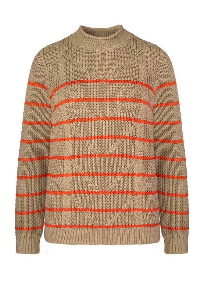 bianca Strickpullover REMIS in aufwendigem Patentstrick mit Zierelementen – Bild 2 von 5