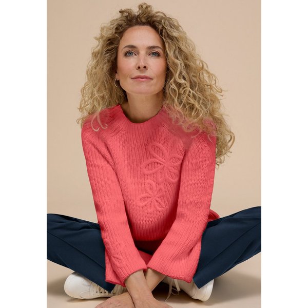 bianca Strickpullover REMIS in Patentstrick mit coolem Stickmotiv
