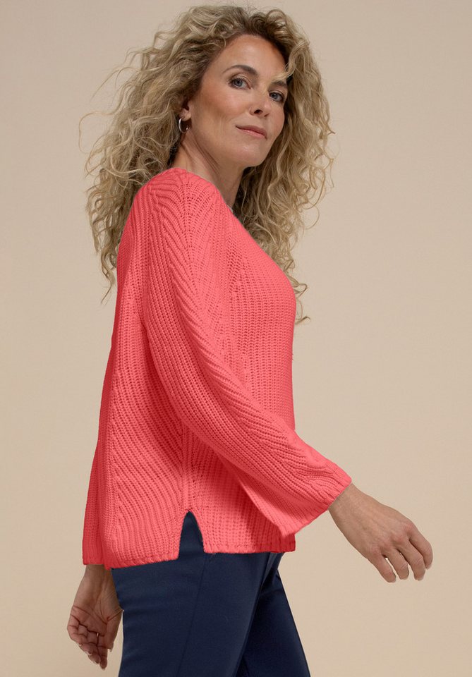 bianca Strickpullover REMIS in Patentstrick mit coolem Stickmotiv – Bild 3 von 5