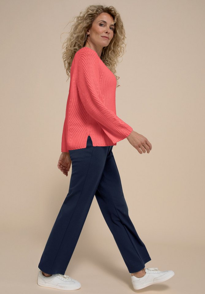 bianca Strickpullover REMIS in Patentstrick mit coolem Stickmotiv – Bild 5 von 5