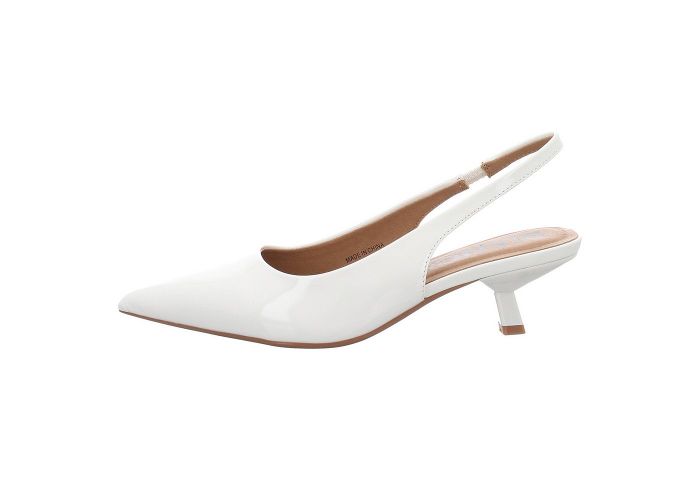 Bianco Biakristin Kitten He Slingpumps – Bild 2 von 5