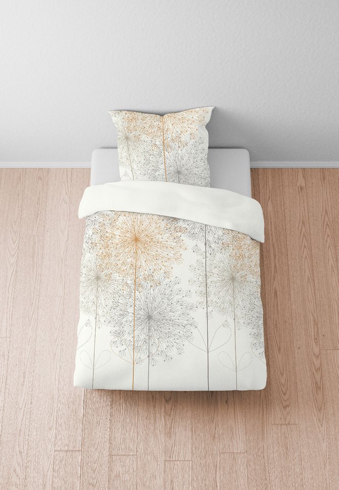 Biberna Bettwäsche 0614510, Mako-Satin, 2 teilig, feiner Glanz + weicher Griff, pflegeleicht, ganzjährig einsetzbar, RV – Bild 2 von 5