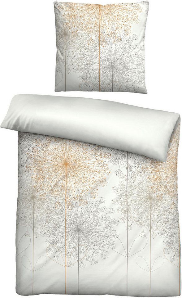 Biberna Bettwäsche 0614510, Mako-Satin, 2 teilig, feiner Glanz + weicher Griff, pflegeleicht, ganzjährig einsetzbar, RV – Bild 3 von 5
