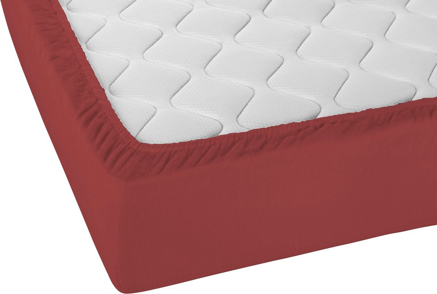 Biberna Spannbettlaken Biber, leicht angeraut, flauschig & warm, Biber, Gummizug: rundum, (1 Stück), aus 100% Baumwolle, für Matratzen bis 22 cm Höhe, Winter, B – Bild 3 von 5