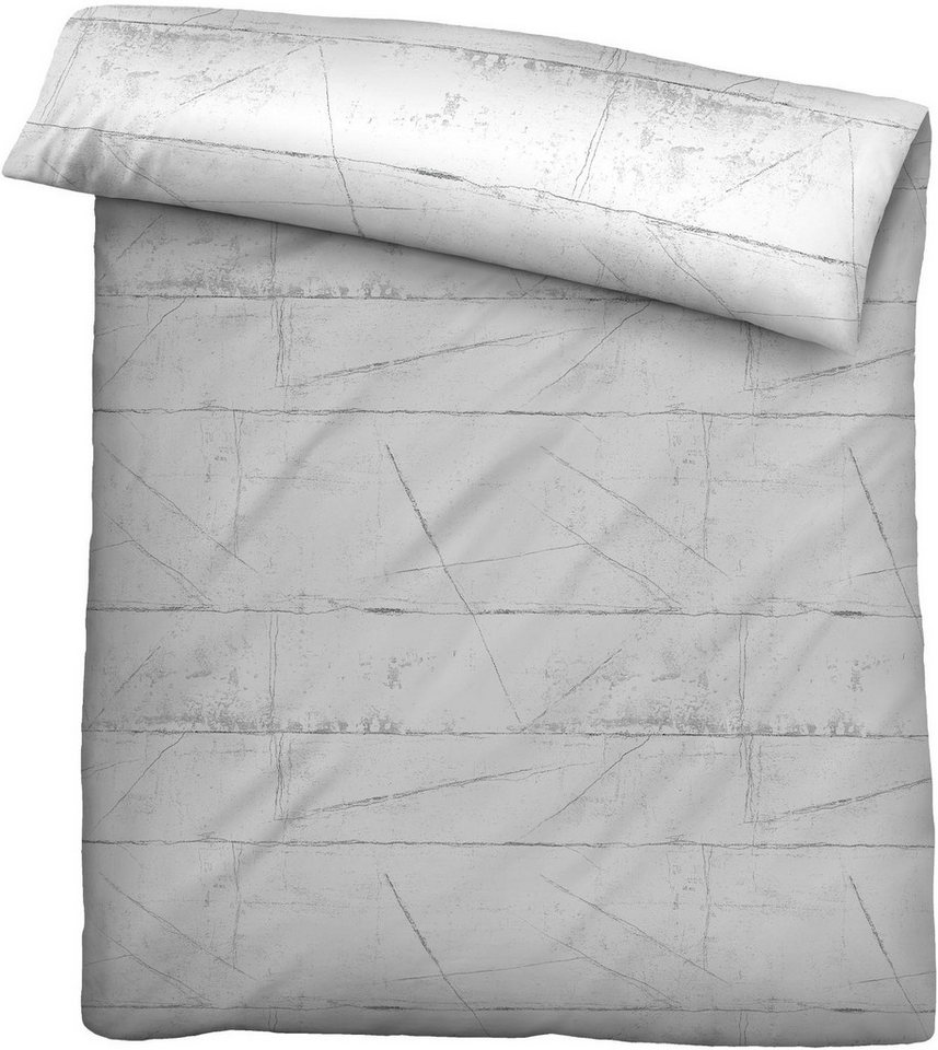 Biberna Wendebettwäsche 0614509, Mako-Satin, 2 teilig, feiner Glanz + weicher Griff, pflegeleicht, ganzjährig einsetzbar, RV – Bild 4 von 5