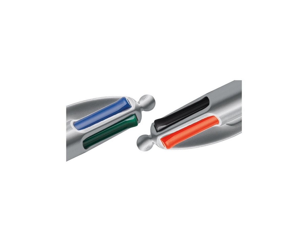 BIC Kugelschreiber 4 Colours Grip Pro, 4 Farben in einem Stift – Bild 3 von 5