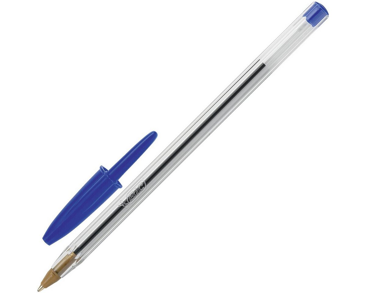 BIC Kugelschreiber Cristal Original, (10-tlg), Strichstärke: 0,4 mm, mit Kappe – Bild 2 von 5