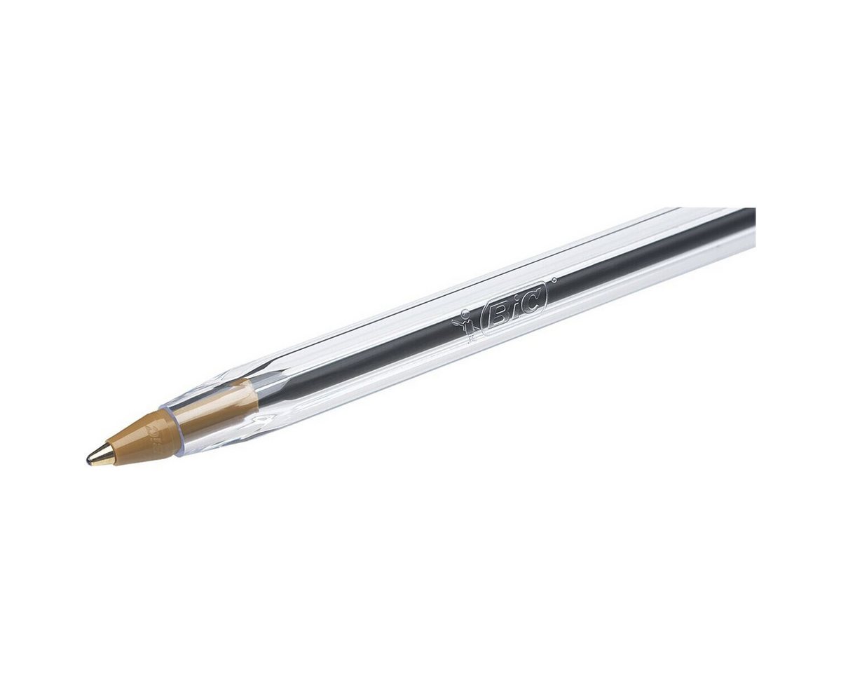 BIC Kugelschreiber Cristal Original, (10-tlg), Strichstärke: 0,4 mm, mit Kappe – Bild 3 von 5