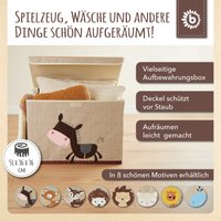 Bieco Aufbewahrungsbox mit Deckel Esel